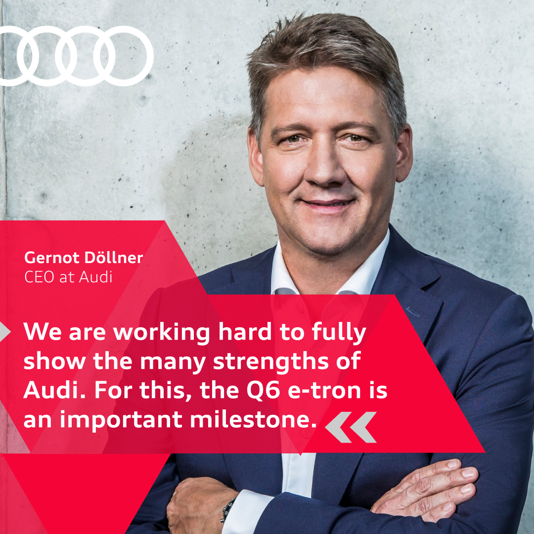 Audi executive communication quote card