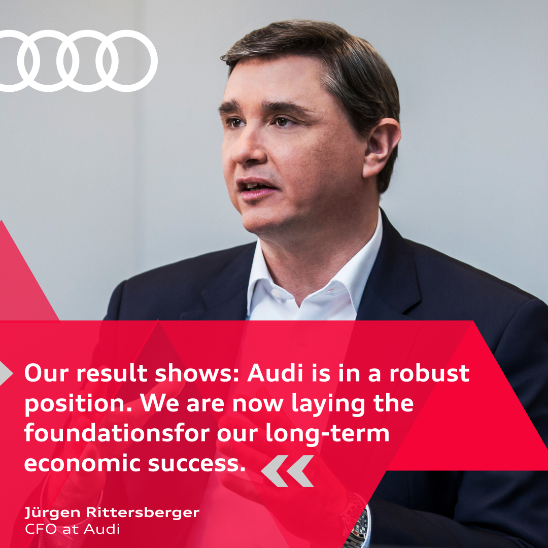 Audi executive communication quote card