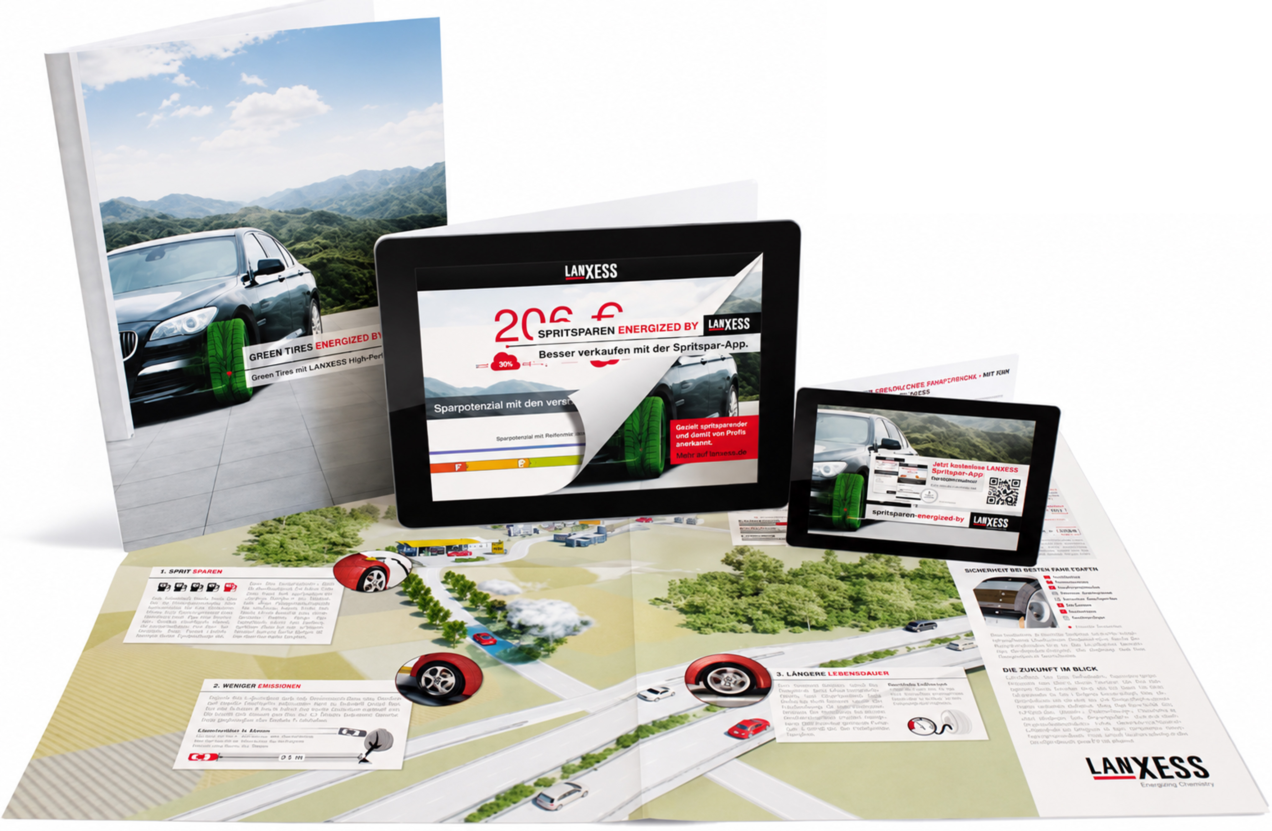 LANXESS mobility campaign overview across selected applications
